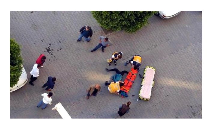 4. kattan atlayan kadın ağır yaralandı