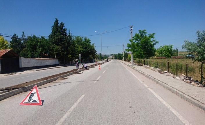 Aslanapa’da çevre düzenleme ve peyzaj çalışmaları