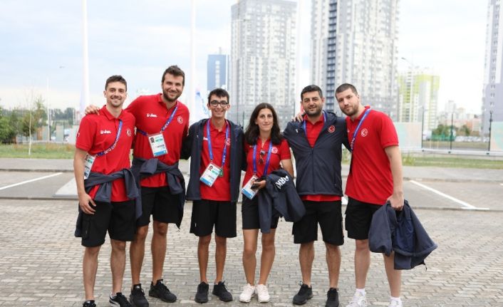 Avrupa Oyunların’da Takım Bayrak Töreni düzenlendi