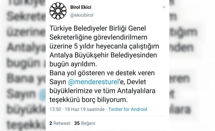 Birol Ekici’ye önemli görev