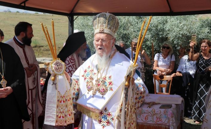 Fener Rum Patriği Bartholomeos Kapadokya’da pazar ayini yönetti