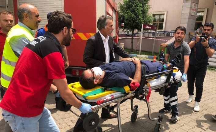 Hastanede ’Yangın’ tatbikatı gerçeği aratmadı