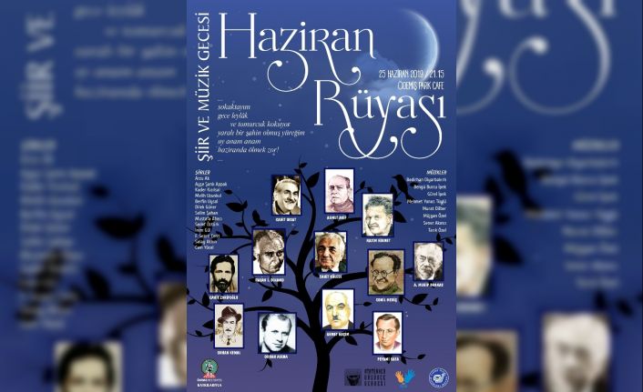 Ödemiş’te ‘Haziran Rüyası’ müzik ve şiir gecesi