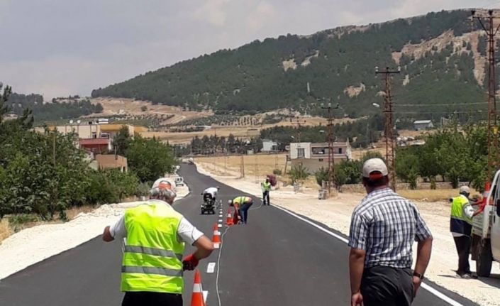 Petrol Caddesinde asfaltı tamamlanan kısım trafiğe açıldı