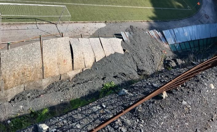 Sağanak yağış fırtına amatör spor kulüplerini de etkiledi