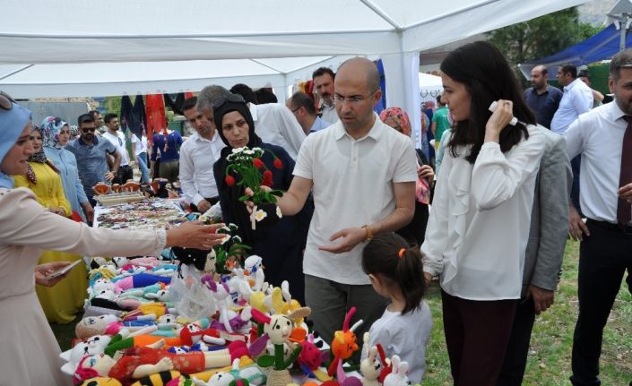 Sason’da el emeği göz nuru ürünler sergisine yoğun ilgi