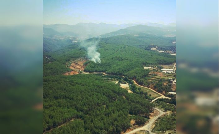 Alanya’daki orman yangını söndürüldü