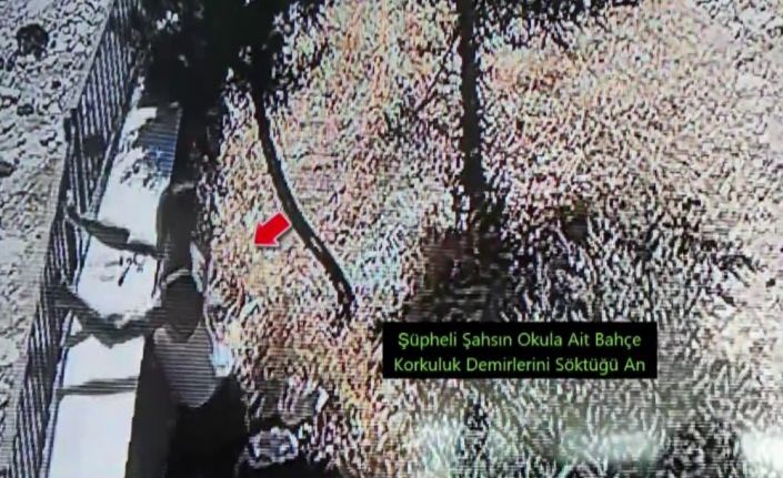 Hırsızların yeni hedefi okulların demir korkulukları