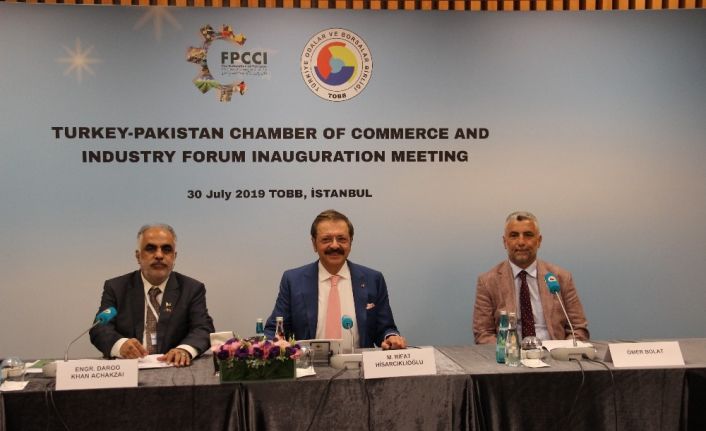 Hisarciklıoğlu: "Türkiye ile Pakistan arasında karşılıklı ticaret 700 milyon dolar civarında"