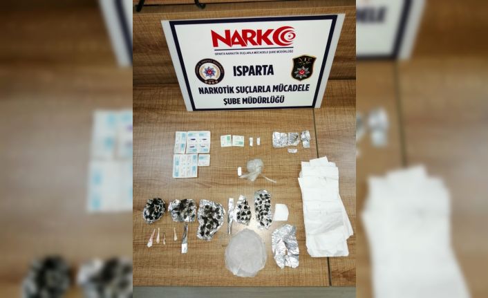 Isparta’da zehir partisine polis baskınında 7 gözaltı