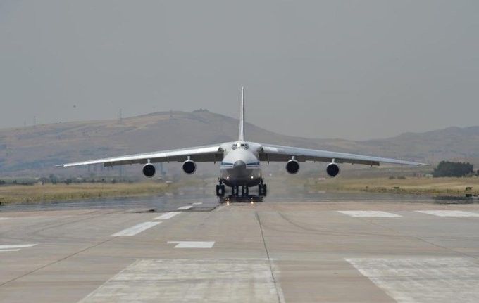 MSB: "S-400 Uzun Menzilli Bölge Hava ve Füze Savunma Sistem malzemelerinin sevkıyatı planlandığı şekilde devam ediyor."