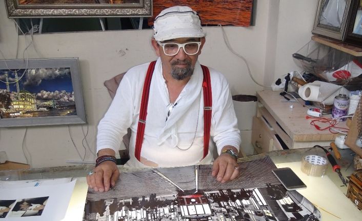 (Özel) Ayakkabı tasarımcısıyken ışıklı 3 boyutlu gravür tablo sanatçısı oldu