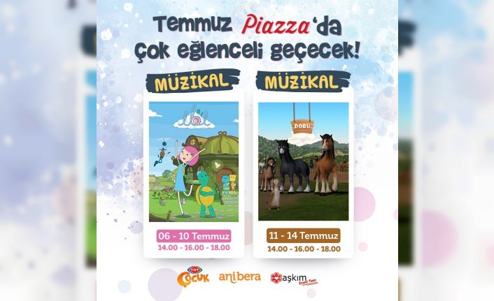 Şanlıurfa Piazza’da çizgi kahramanlar çocuklarla buluşacak