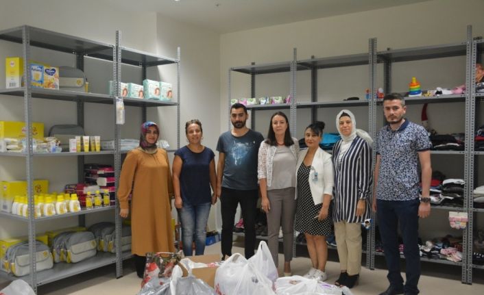 AK Parti İl Kadın Kolları teşkilatından ’Sosyal Market’e destek