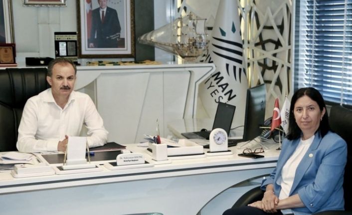 AK Parti Sivas Milletvekili Ekinci, Başkan Kılınç ile bir araya geldi