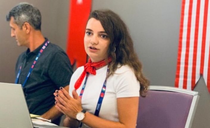 DPÜ mezunu Türkmen, ABD’de sunum yaptı