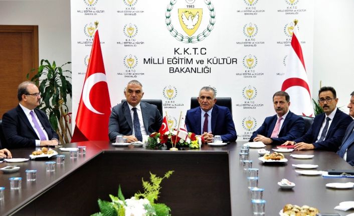 Kültür ve Turizm Bakanı Ersoy, KKTC Milli Eğitim ve Kültür Bakanlığı Çavuşoğlu ile görüştü