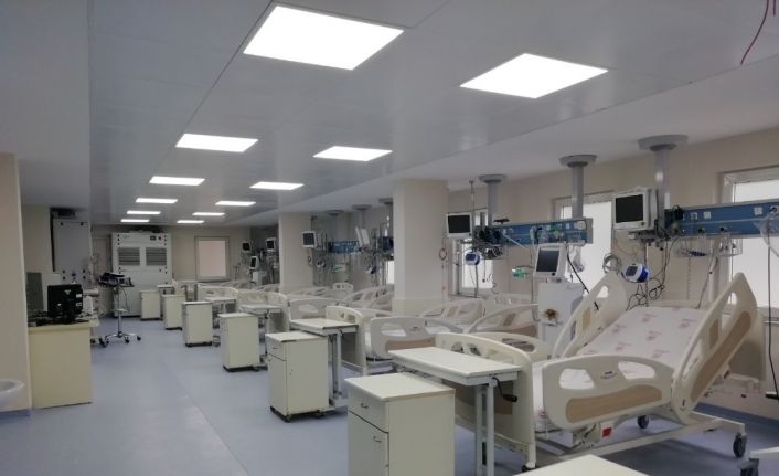 Ordu Devlet Hastanesinde 10 yataklı yoğun bakım ünitesi hizmete girdi
