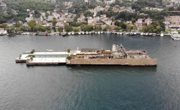 (Özel) Dursun Özbek’in haciz işlemi başlattığı Galatasaray Adası havadan görüntülendi