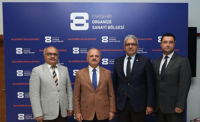 Vali Çakacak, Eskişehir Organize Sanayi Bölge Müdürlüğü’nü ziyaret etti