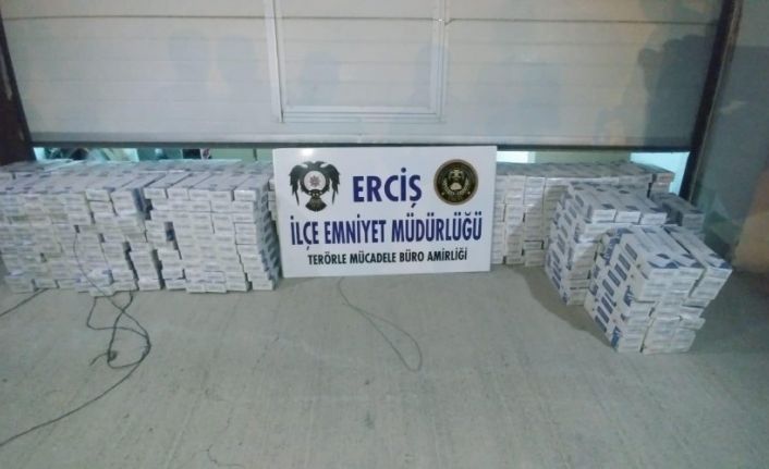 Van’da 5 bin paket kaçak sigara ele geçirildi