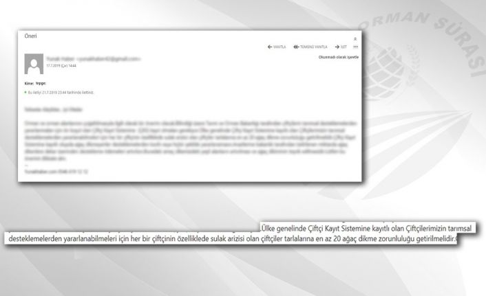 3. Tarım Orman Şurası için 9 bin 324 kişi görüşünü iletti