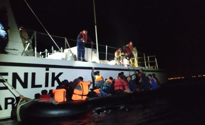 Edirne açıklarında 31 düzensiz göçmen yakalandı