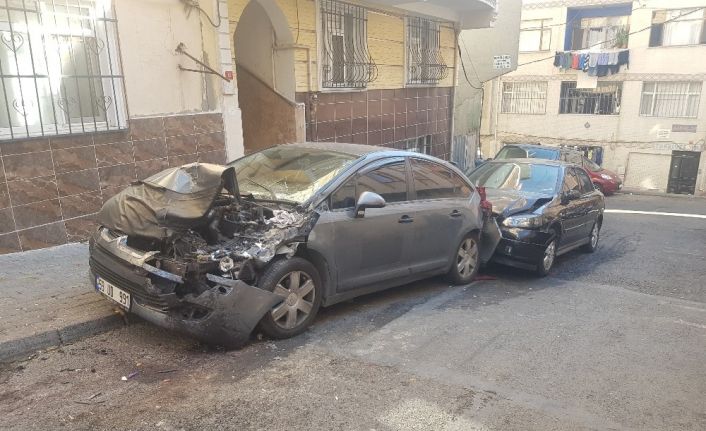 Freni patlayan servis aracı dehşet saçtı