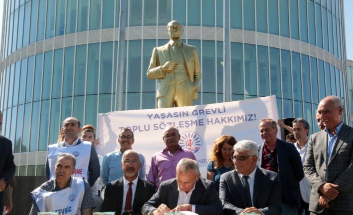 Küçükçekmece Belediyesi, belediye çalışanlarıyla toplu iş sözleşmesi imzaladı