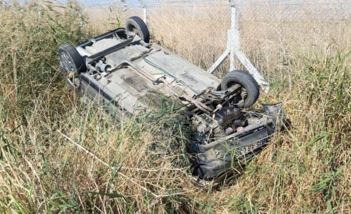 Otomobil takla attı: 1 yaralı