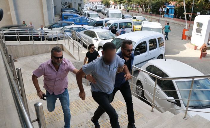 Terörle mücadele gazisini darp olayında 2 zanlı adliyeye sevk edildi