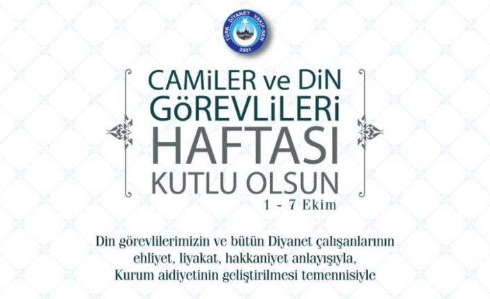 Türk Diyanet Vakıf-Sen’den “Camiler ve Din Görevlileri Haftası” mesajı