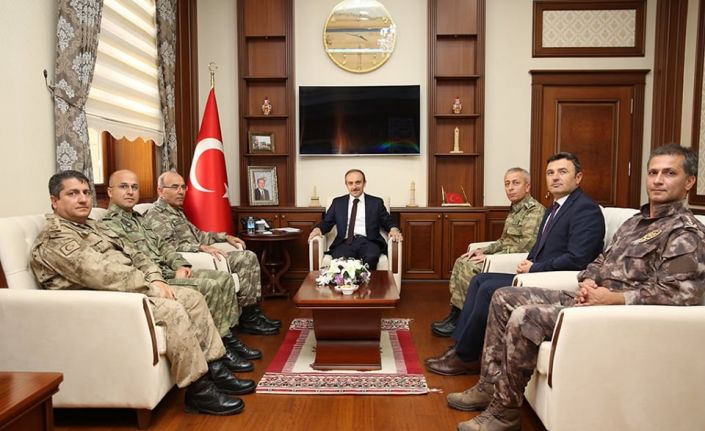 3. Ordu Komutanı Korgeneral Öngay, Vali Epcim’i ziyaret etti