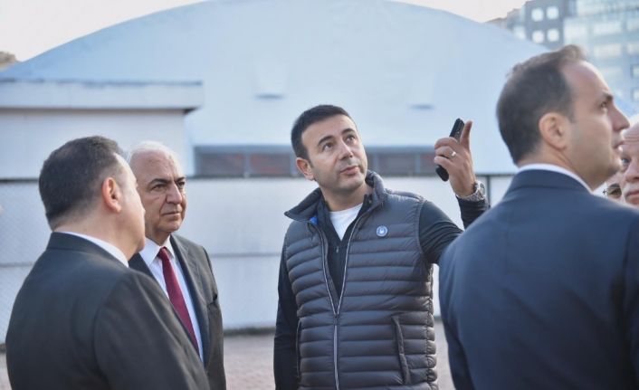 Başkan Akpolat, Levent Mahallesi’nde incelemelerde bulundu