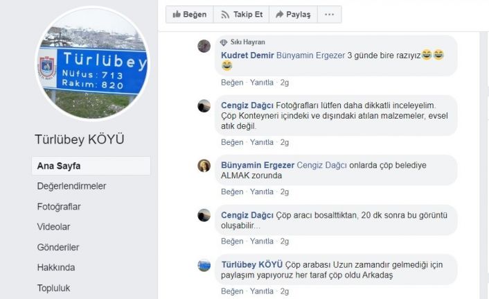 Buldan’da toplanmayan çöpler, sosyal medyada günün konusu oldu