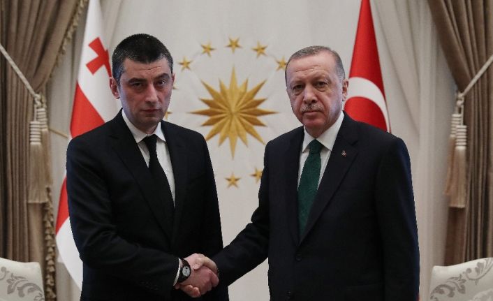 Cumhurbaşkanı Erdoğan, Gürcistan Başbakanı Gakharia ile görüştü