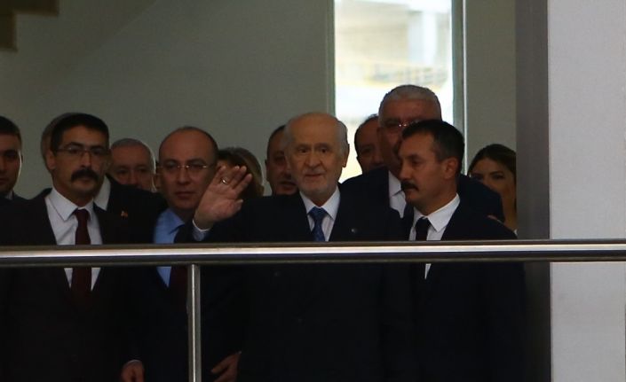 Devlet Bahçeli parti genel merkezine geldi