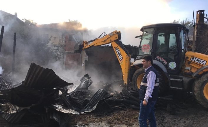 Dursunbey Çakırca’da yangın