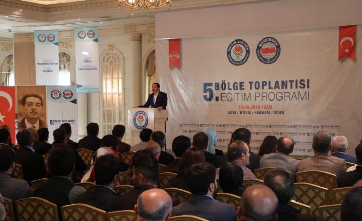 Eğitim-Bir-Sen ve Memur-Sen Genel Başkanı Ali Yalçın Van’da