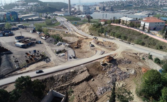 Eynerce Kavşağı’ndaki 270 metrelik menfez tamamlanıyor