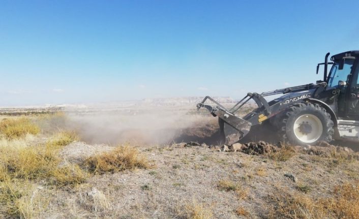 Kapadokya’da 5 bin yıllık höyük definecilerin hedefi haline geldi
