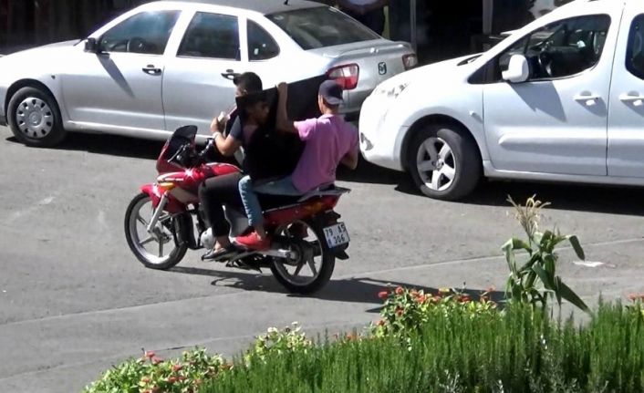 Kilis’te moto-kamyonetler yine trafikte