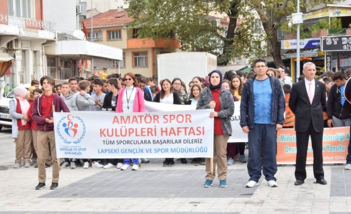 Lapseki’de ’Amatör Spor Kulüpleri Haftası’ faaliyetleri