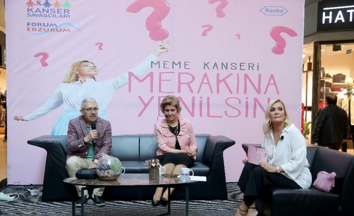 Meme Kanseri “Merakına Yenilsin” halk buluşması Erzurum’da gerçekleşti