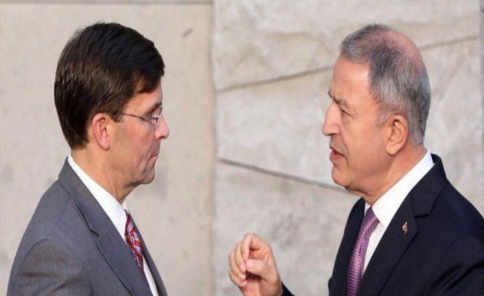 Akar, ABD Savunma Bakanı Esper ile telefonda görüştü
