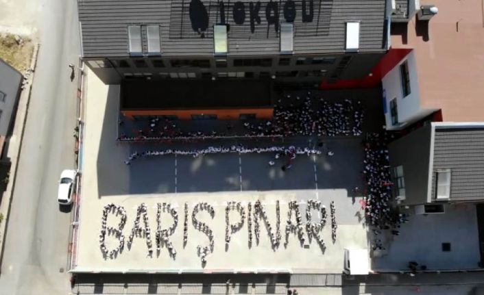 Öğrencilerden ’Barış Pınarı’ koreografisi