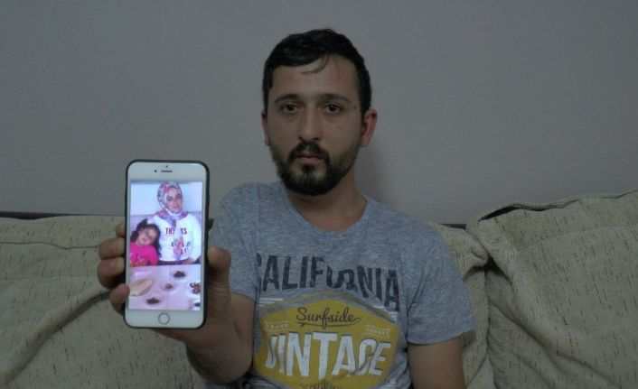8 aylık hamile eşi ve 5 yaşındaki kızını arıyor