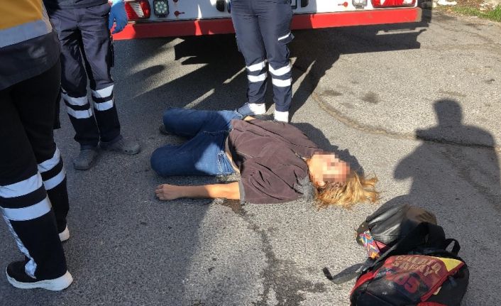 (Özel) Alkol komasına giren kadın polisleri harekete geçirdi