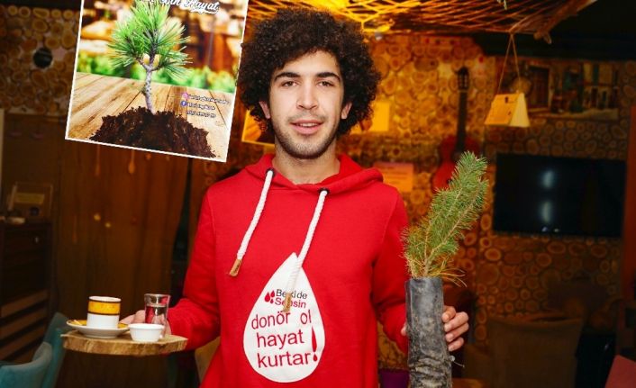 (ÖZEL) Bu kafede 8 kahve içene 1 fidan hediye ediliyor