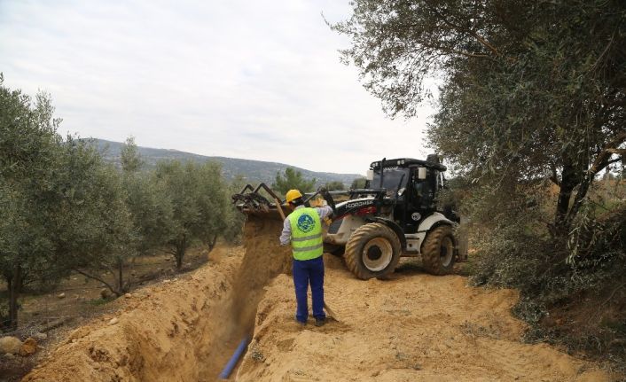 Pamuklu-Eshab-ı Kehf grubu 3. kısım içmesuyu isale hattı çalışmaları tamamlandı